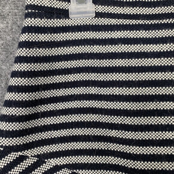 J Crew Factory Striped Flare Short Skirt Women Size 6 Wool Blend Lined Zip Back - Picture 3 of 9